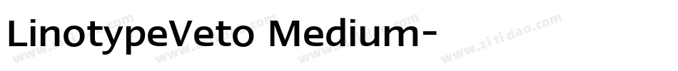 LinotypeVeto Medium字体转换